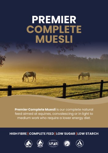 Premier Complete Muesli - 15kg: Palatability Sample